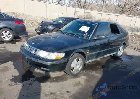 1999 Saab 9-3 Se from USA, damaged, VIN YS3DF55P7X2027013